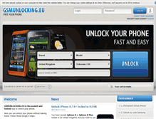 Tablet Screenshot of gsmunlocking.eu